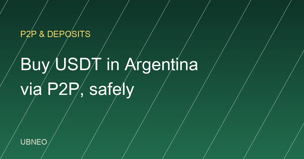 How to Buy USDT in Argentina via P2P (2026 Guide)