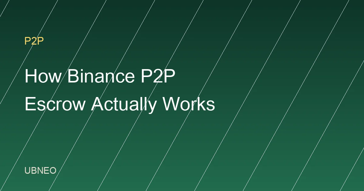 How Binance P2P Escrow Works (and What It Doesn't Cover)