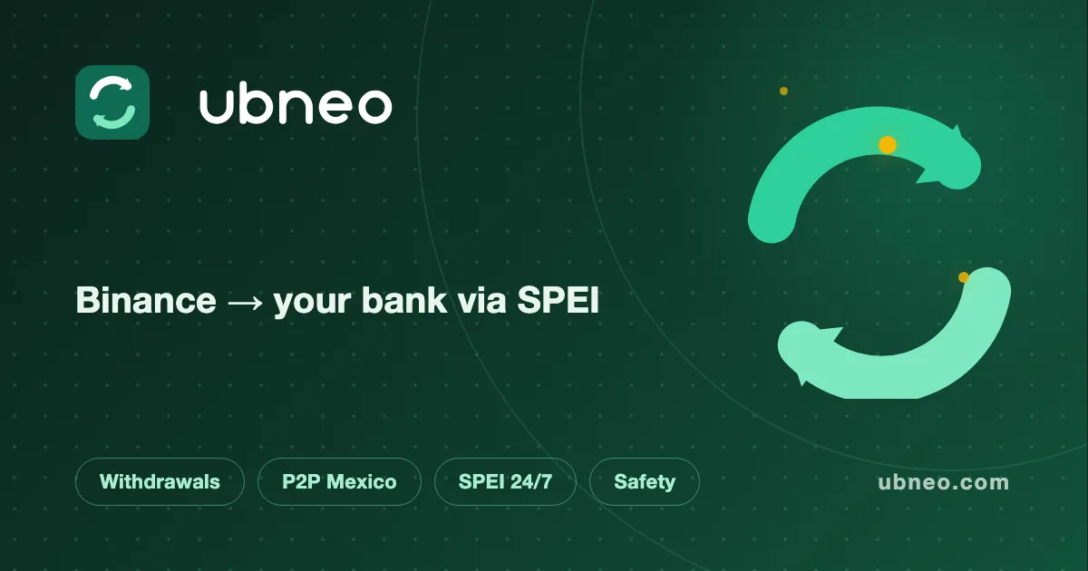 How to Withdraw Money from Binance in Mexico via SPEI (2026)